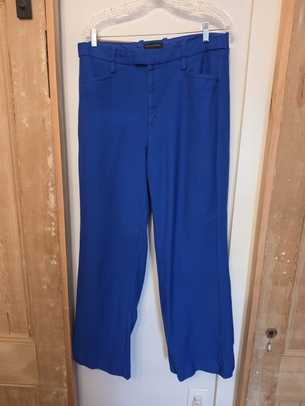 Banana Republic Women's Full Length Slacks in Royal Blue (14)